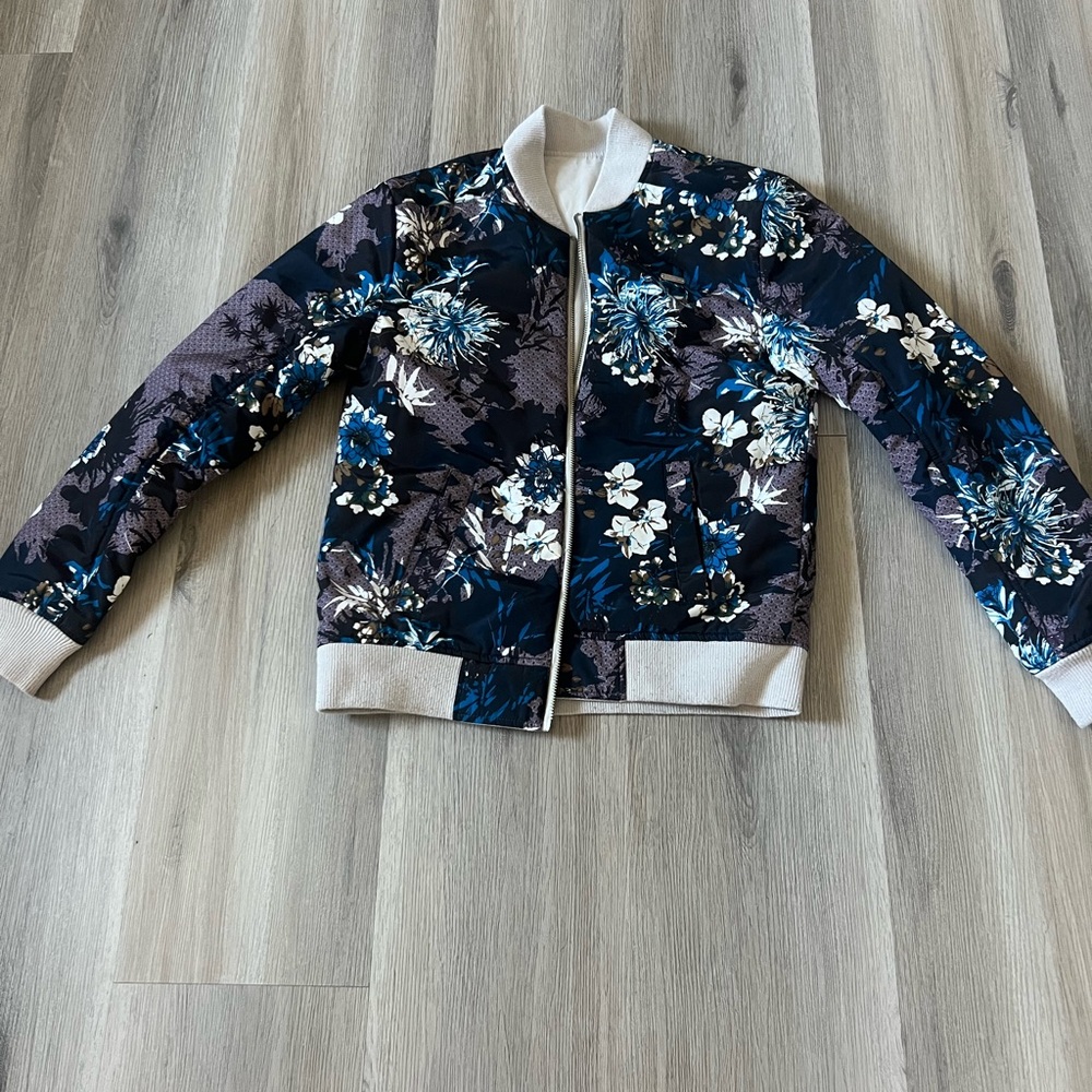 G by Guess Blue Floral Jacket